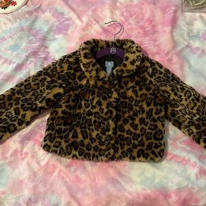 BabyGAP Leopard Fur Jacket